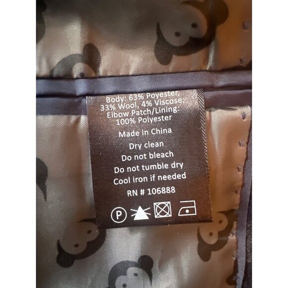 Appaman Boys Horizontal Striped Blue Gray Blazer Jacket Size 6 - Picture 5 of 6